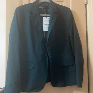 Zara blazer (dark green)